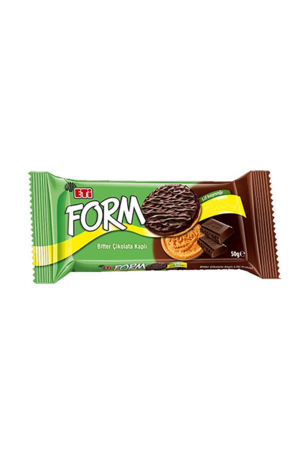 Form Chocolate Coated Fiber Biscuits 50 Gr