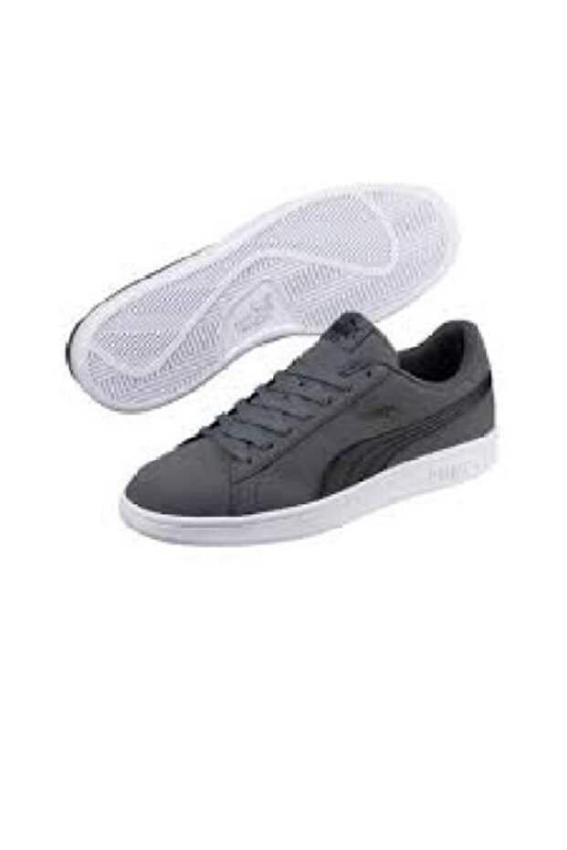 Erkek Gri Smash V2 Buck Sneaker - 3