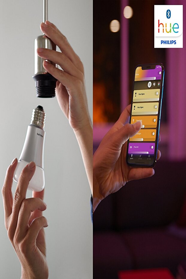 Hue E27 Renkli Bluetooth Akıllı Ampul - 5