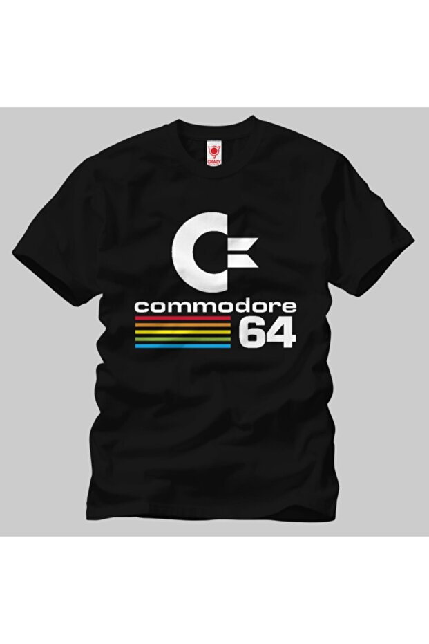 Commodore64 Colored Logo Erkek Tişört - 1