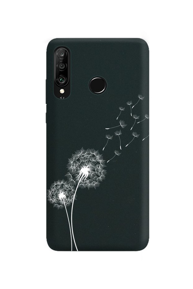 Dandelion Design Rubber Phone Case Huawei P30 Lite