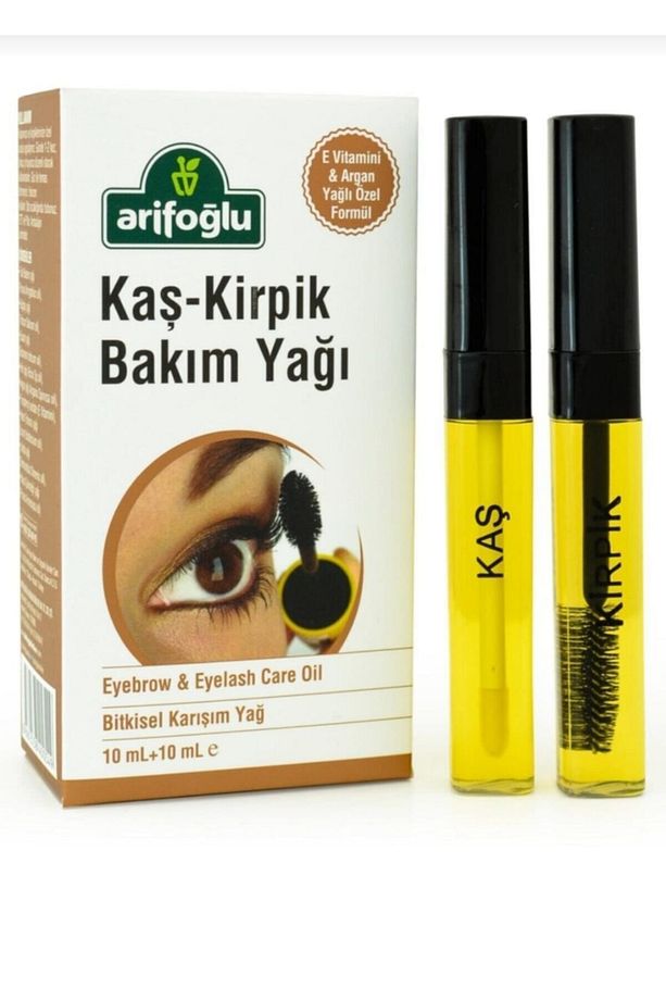 Kaş Kirpik Bakım Yağı 10 Ml + 10 Ml ( E Vitamini & Argan Yağlı Özel Formül ) - 1