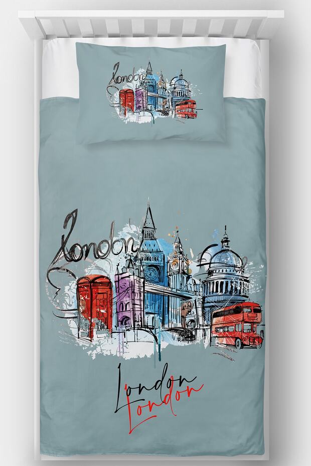 London Single Bedspread