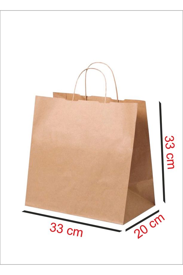 Çanta 33x20x33 ( 100 Adet ) ( Kağıt Poşet Çanta ) - 2