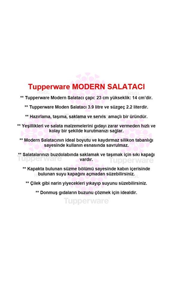 Salata Kurutucusu - 7