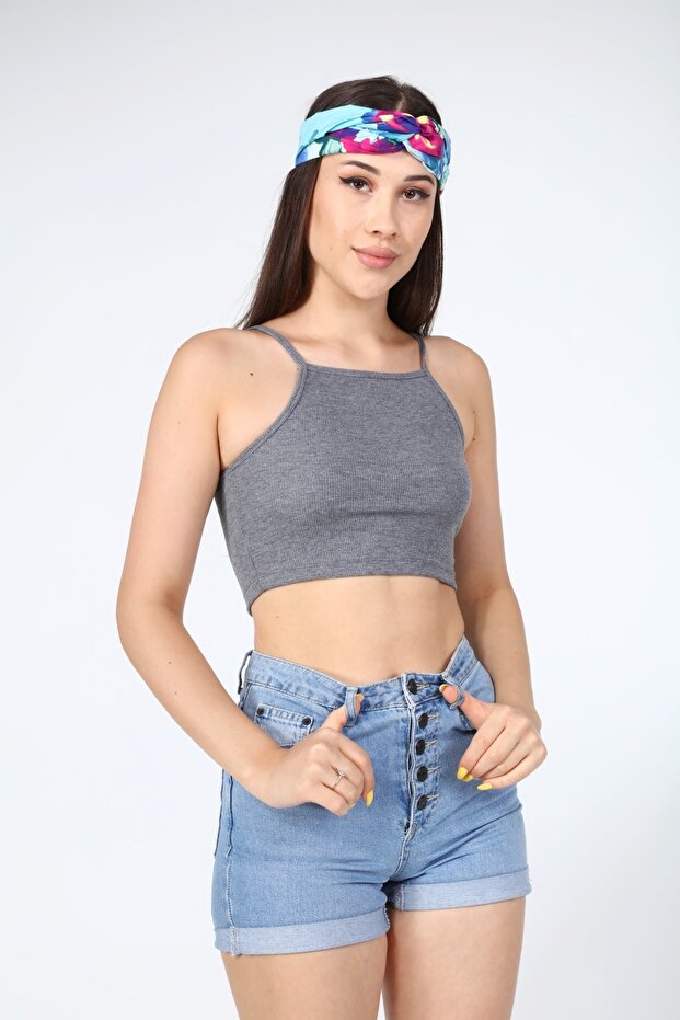 بوستير أساسي قصير مع حزام حبل - 2