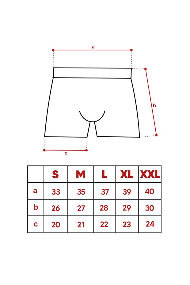 Erkek Basic Bright 3'lü Boxer - 8