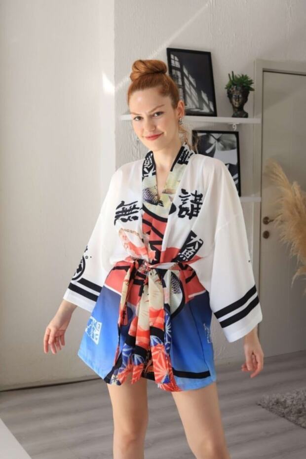Beyaz Yakuza Kimono - 1