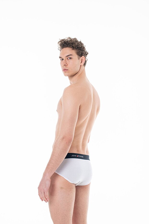 Erkek Beyaz Basic Slip - 4