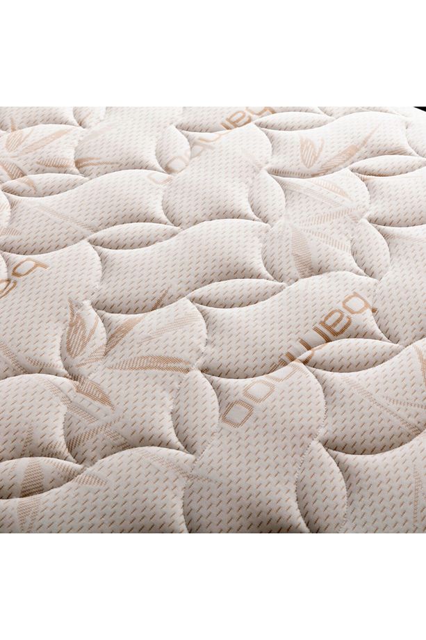 90x200 Sea Shell Coffee Bamboo Tek Kişilik Yaylı Yatak 90*200 Ortopedik Tek Kişilik Yatak - 4