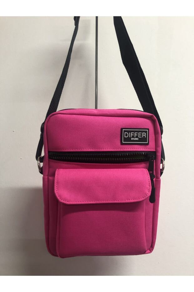 Fuşya Pembe Omuz/çapraz Askılı Çanta - 1