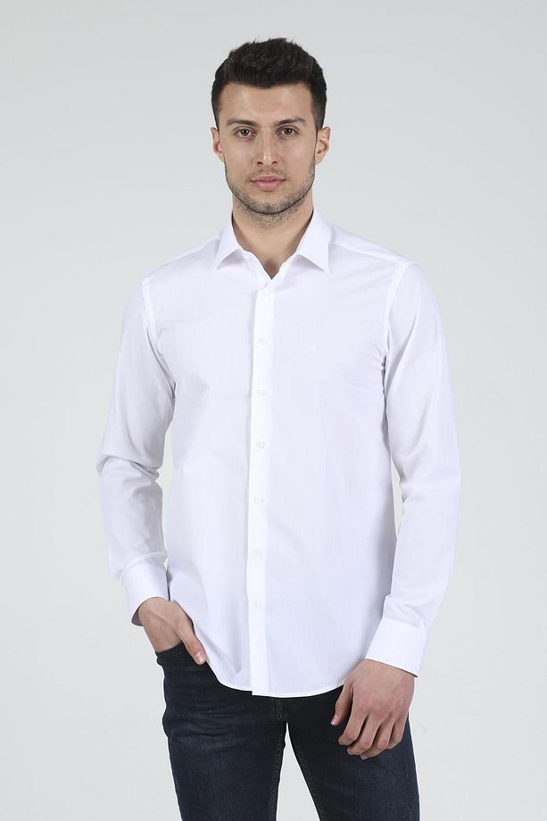 Slim Fit Uzun Kollu Erkek Gömlek 360-db02 - 2