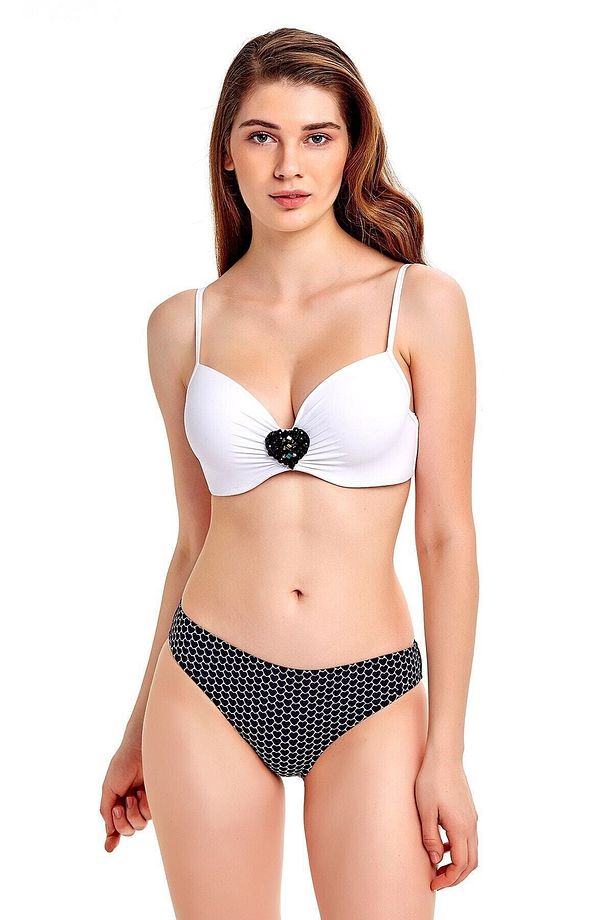 Kalp Desenli Kaplı Bikini Takımı - 1