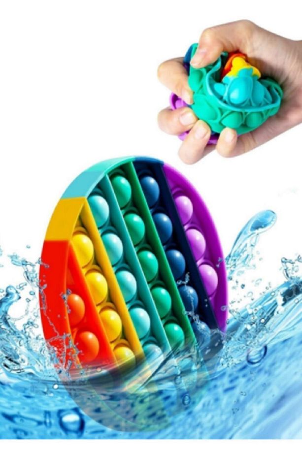 Push Bubble Fidget Özel Pop Duyusal Oyuncak Zihinsel Stres - 1