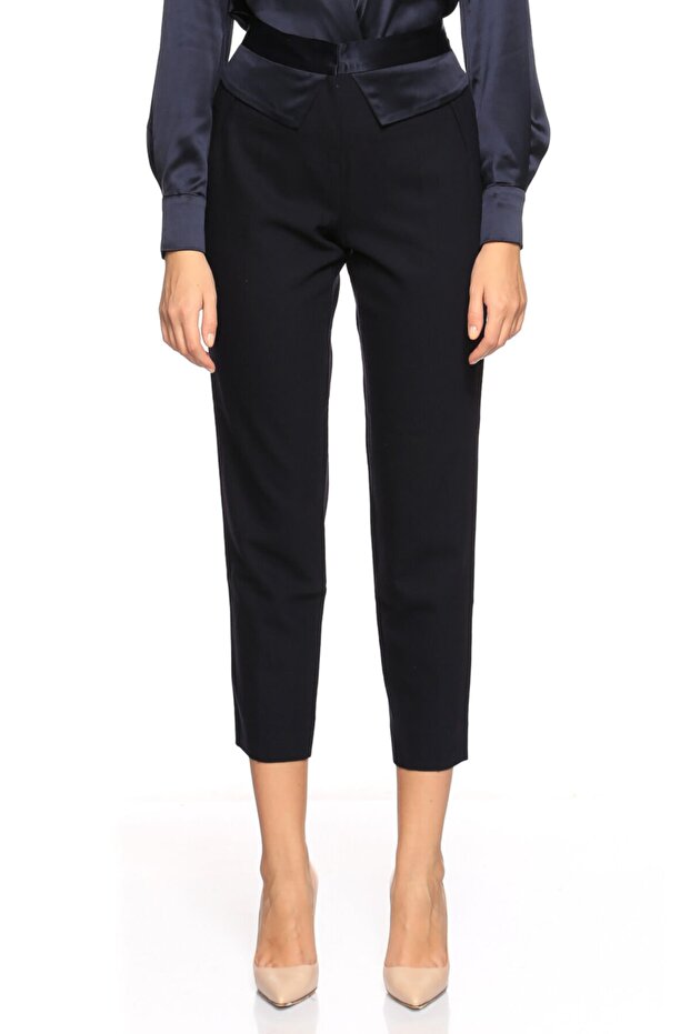 Lacivert Pantolon - 1