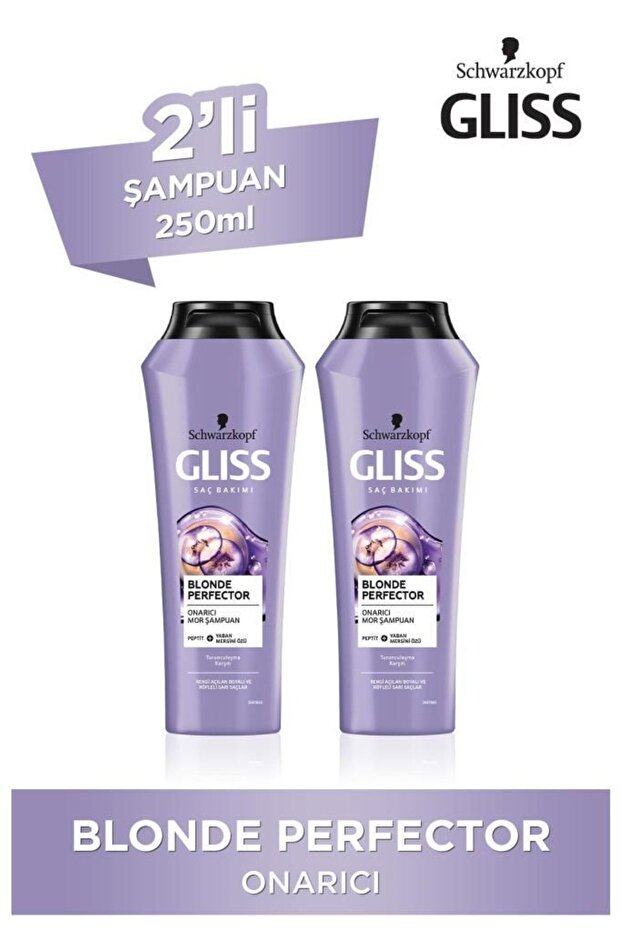 Blonde Perfector Mor Şampuan 250 Ml X 2 Adet - 1