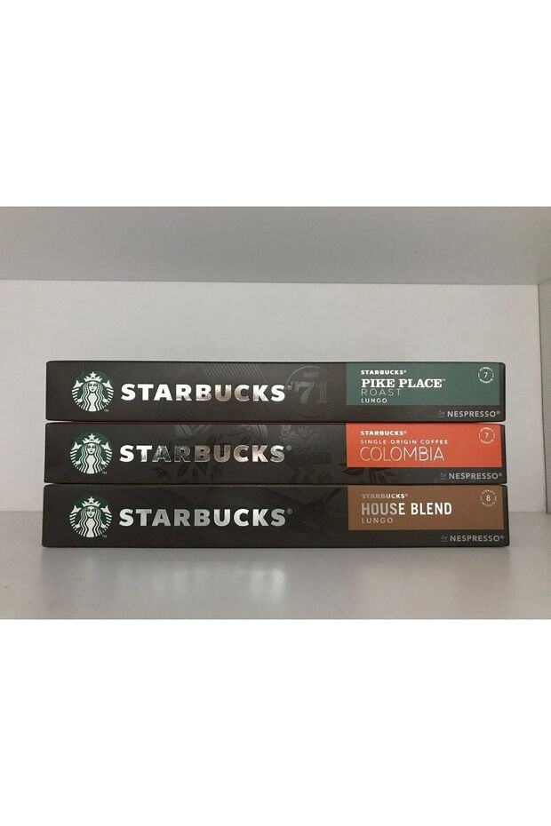 Nespresso Compatible House Blend - Pike Place - Colombia Capsule Coffee 30 Capsules