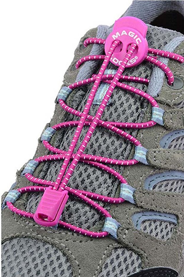 Magic Locks Mor Elastik Ayakkabı Bağcığı - 2