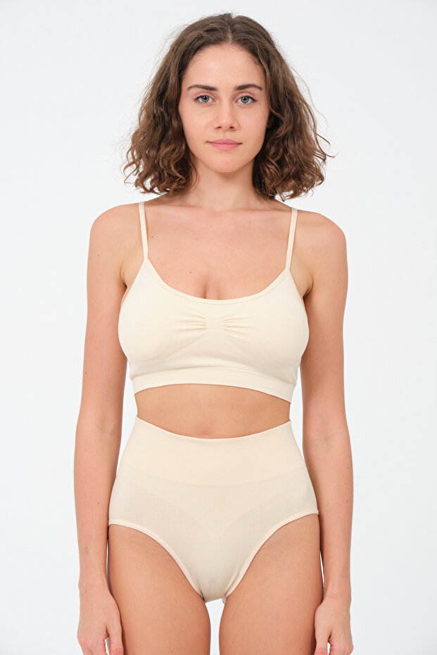 Women's Seamless High Waist Bato Panties Ld5205