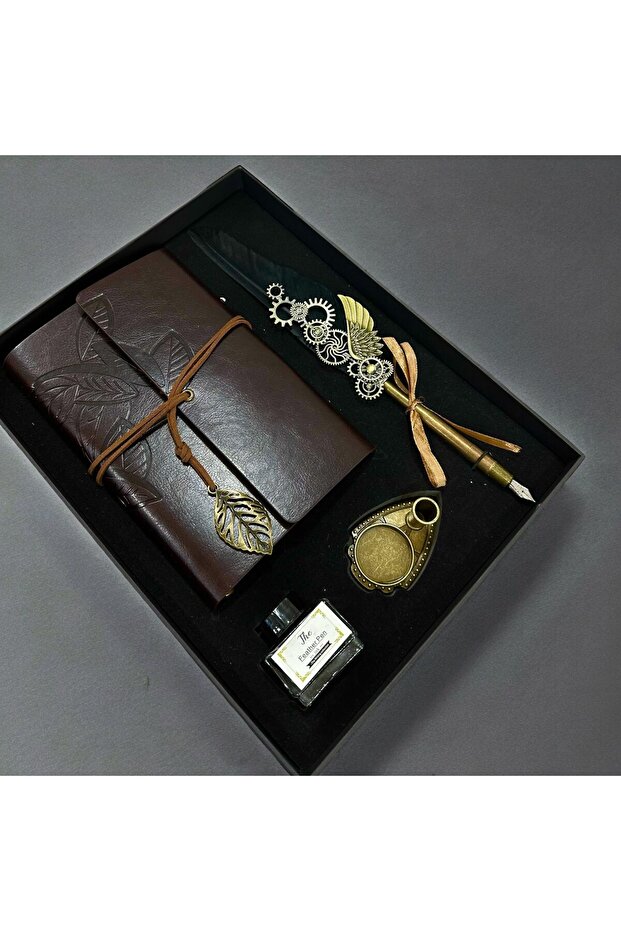 مجموعة دفتر ملاحظات مع قلم تراجع مخصص - 2