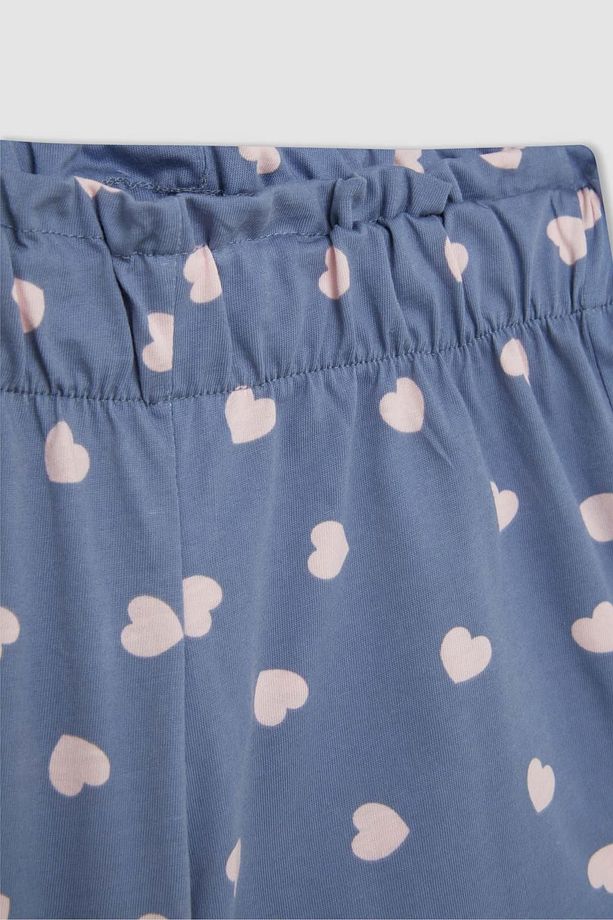 Kız Çocuk Pijama Takımı Baskılı Kısa Kollu Üst Şort C8503a824sm - 5