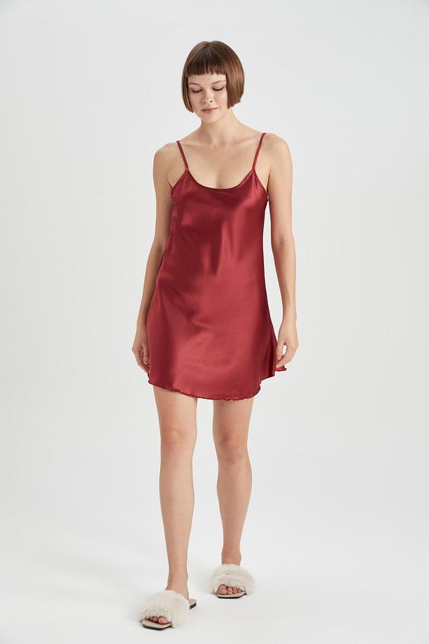Fall In Love Regular Fit Bisiklet Yaka Askılı Gecelik B6553ax23au - 2