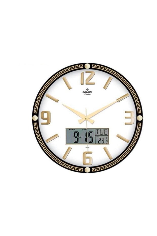 Premium Digital Wall Clock with Digital Display