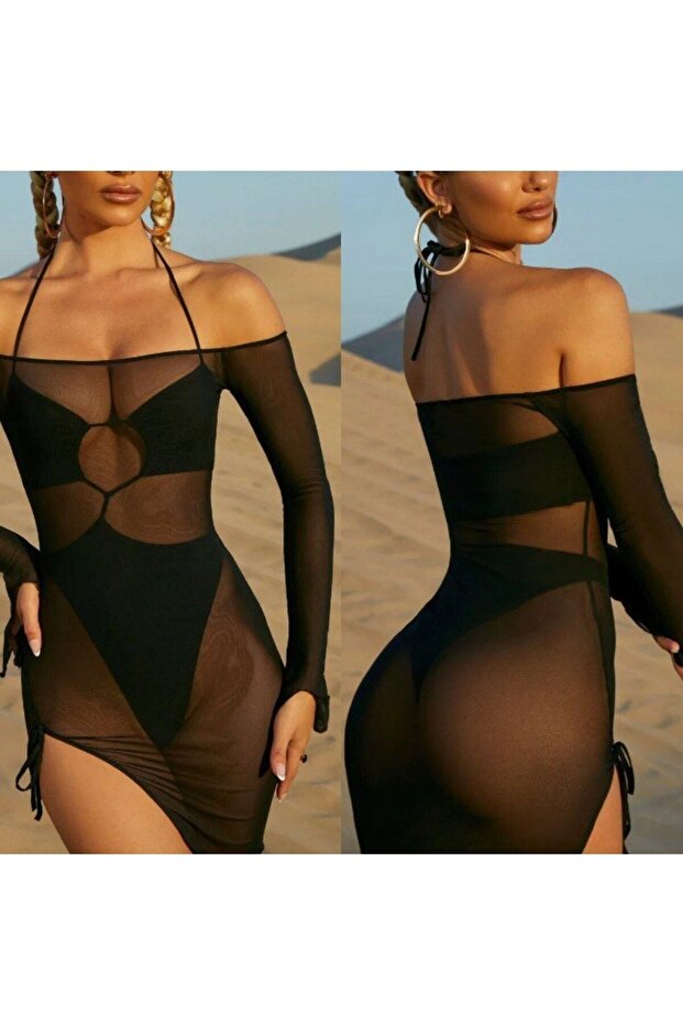 طقم بيكيني صوفية تول صوفية مزدوج