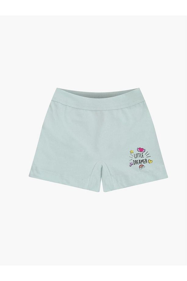 6'lı Kız Çocuk Pamuklu Rainbow & Sun Karışık Boxer Şort - 4