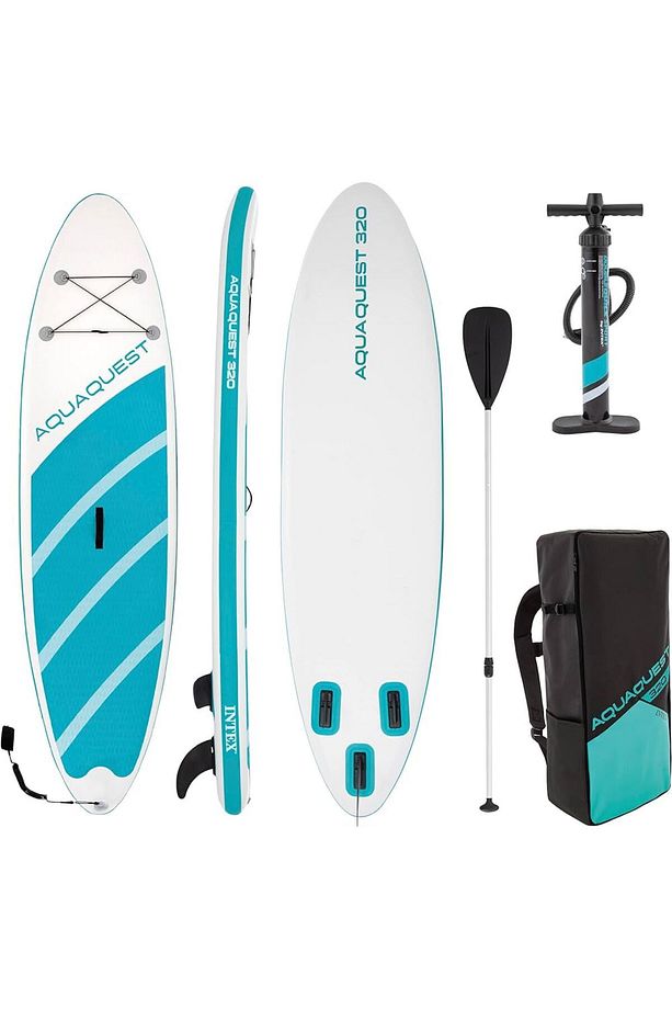 68242 Aqua Quest 320 Sup Paddle Board Seti 320X81X15CM (Sup Paddle Board + Kürek + Pompa) - 1
