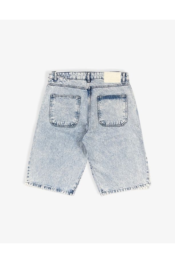 Believe Danger Oversized Kot Şort - 2
