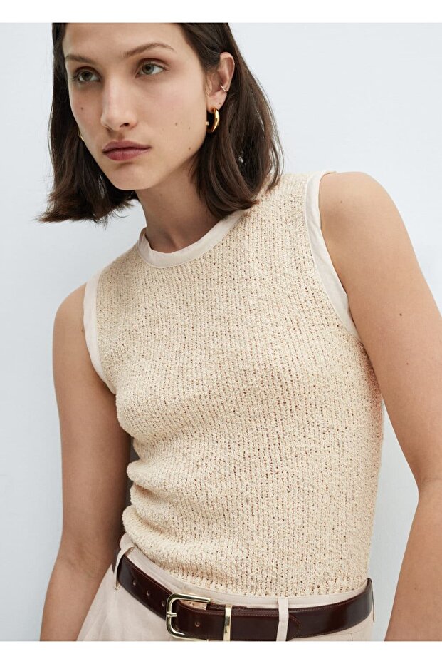 Kontrast apreli bluz - 6