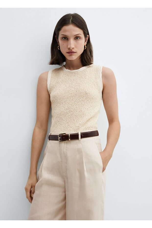 Kontrast apreli bluz - 1