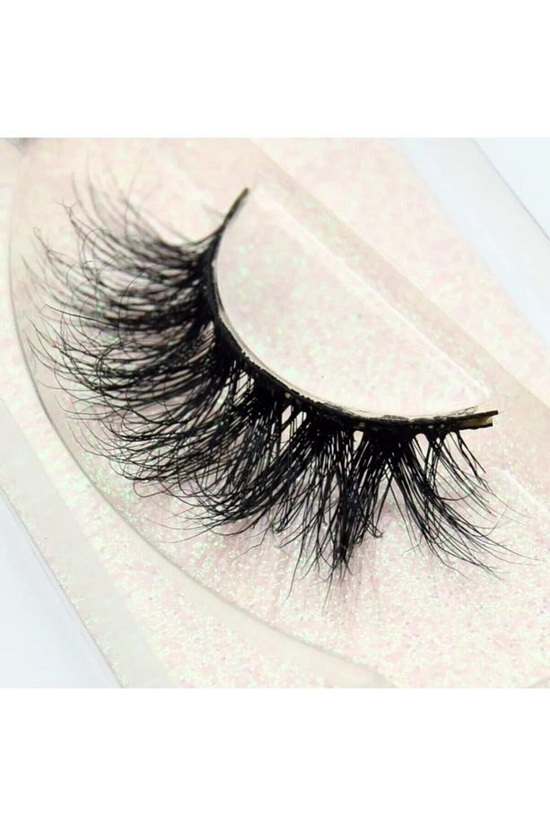 Gerçek Vizon %100 El Yapımı Takma Kirpik (CHANEL MODELİ) Ve Powerliner Şeffaf Yapıştırıcı - 3