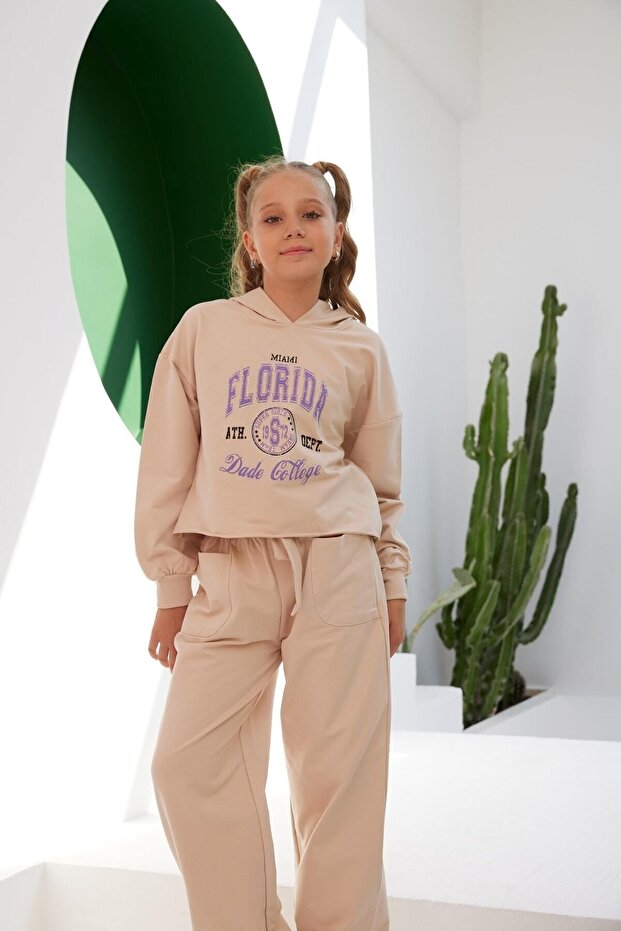 Girl's Florida College Hooded Sweatshirt