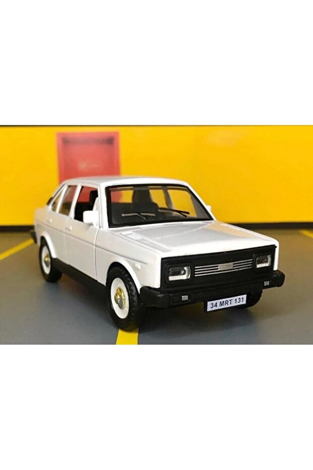 Murat 131 1:36 Model Toy Car 13 cm White