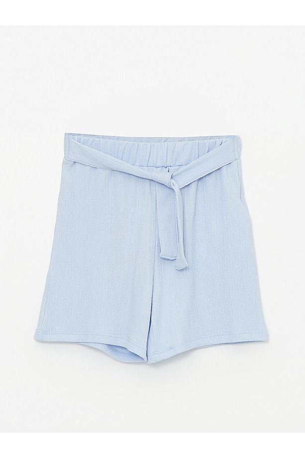 LCW Beli Lastikli Basic Kız Çocuk Şort - 3