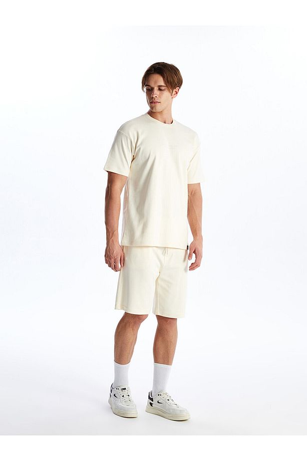 LCW Slim Fit Erkek Spor Şort - 1
