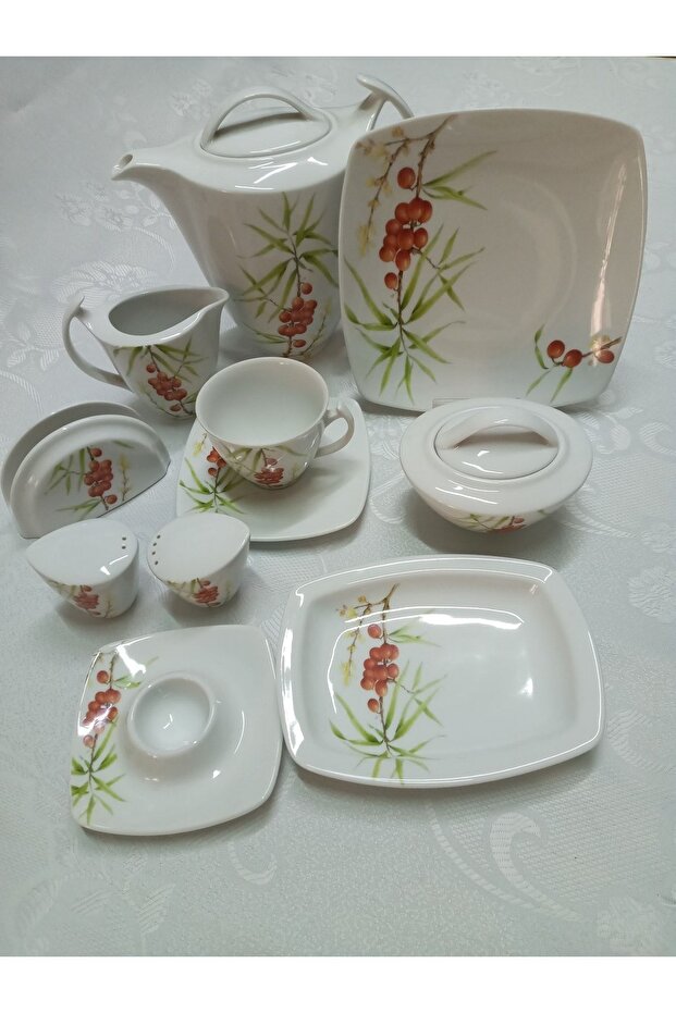 Pol E215 36 Parça Kahvaltı Seti - 1