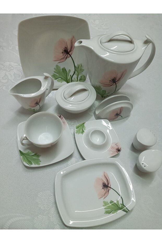 Pol E335 36 Parça Kahvaltı Seti - 3