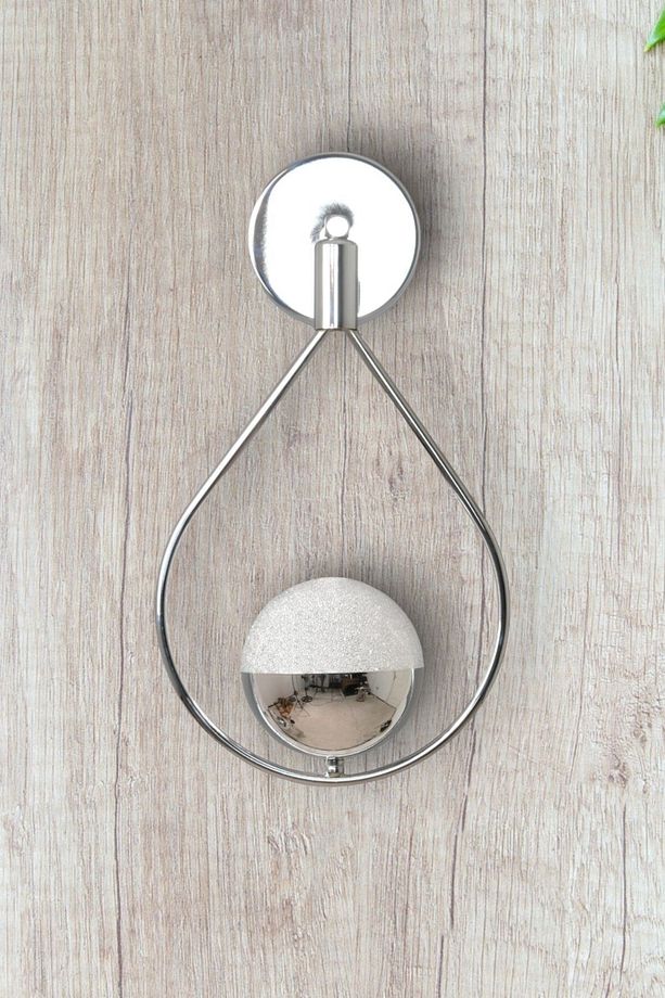 Deco aplik Modern Tasarım Krom Renk Led'li  Cafe - Mutfak – Yatak odası – Hol Duvar Aplik - 1