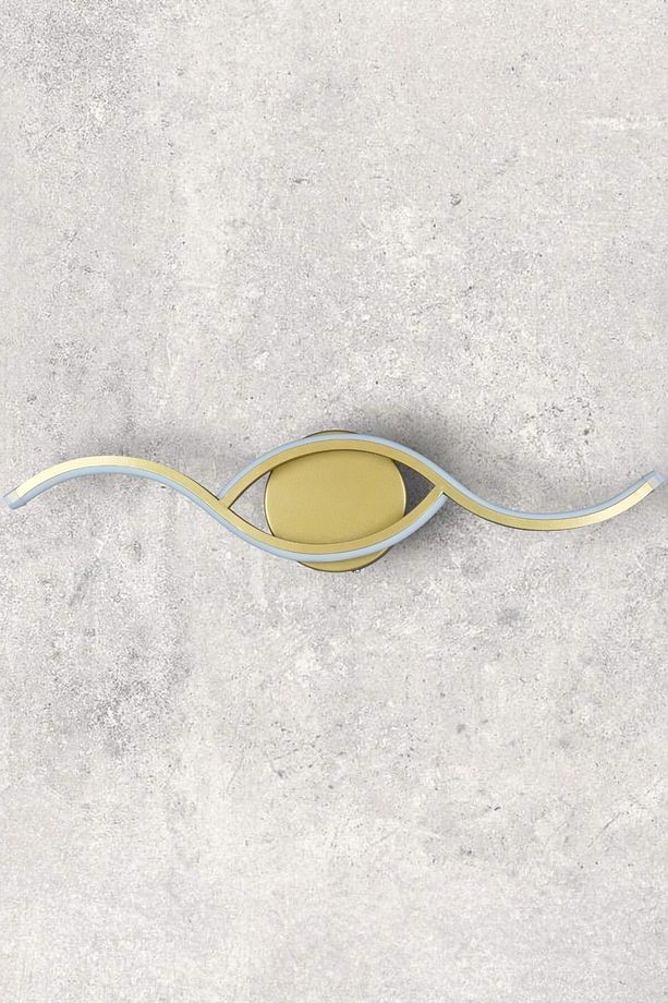 Ezgi Modern Tasarım Eskitme Renk Gün Işığı Ledli Banyo - Mutfak - Salon Led Duvar Aplik - 3