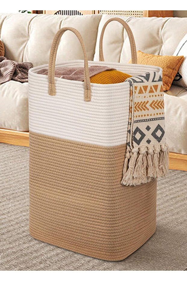 Jute, Wicker, Basket, Bathroom Basket, Dirty Laundry Basket, Toy Basket, Organizer, Flower Pot Basket, Organizer