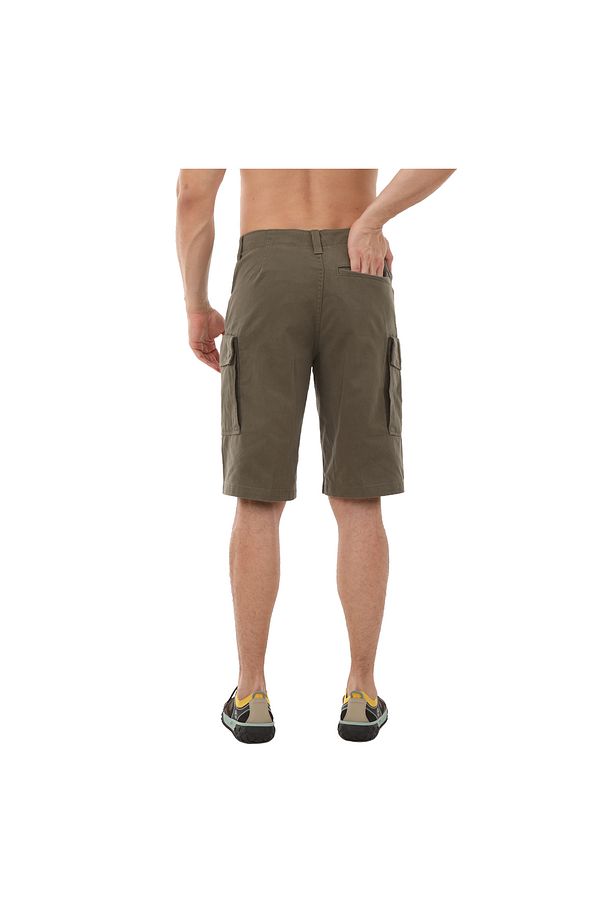 B0A5U1BA581-R Timberland Twill Cargo Short Erkek Şort Ve Kapri Yeşil - 5