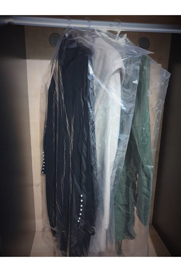 Naylon Poşet - Elbise Poşeti Kıyafet Koruma Kılıfı - 60x120- 15 Adet - 2