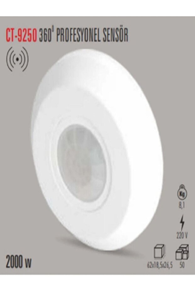 Ct-9250 360 Profesyonel Hareket Sensörü - 1