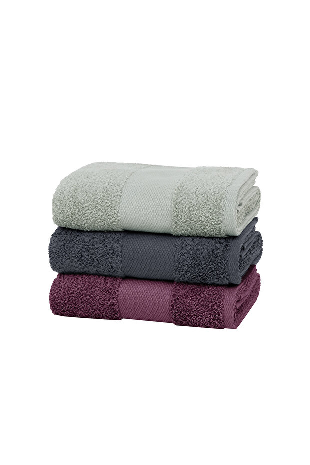 Essentials Set of 3 Hand / Face / Head Towels - 50X90 cm