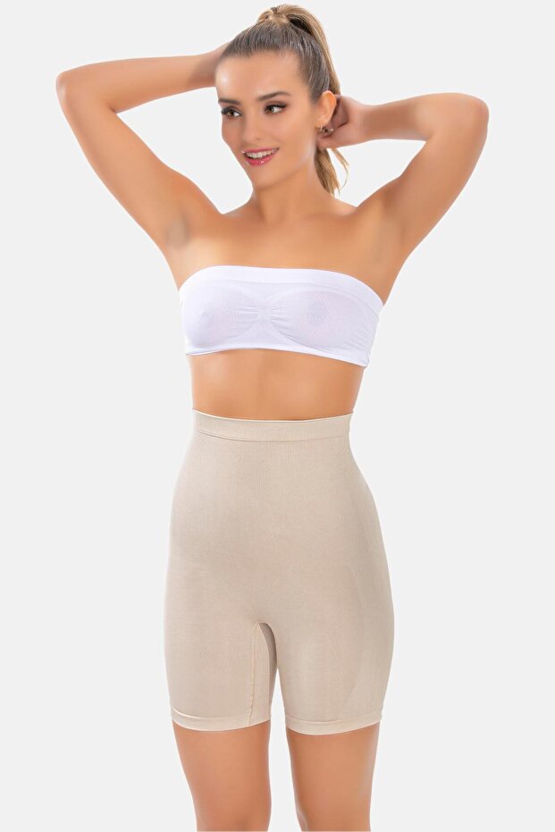 Postpartum Recovery Waist Slimming Hip Firming High Waist Long Leg Corset Leggings