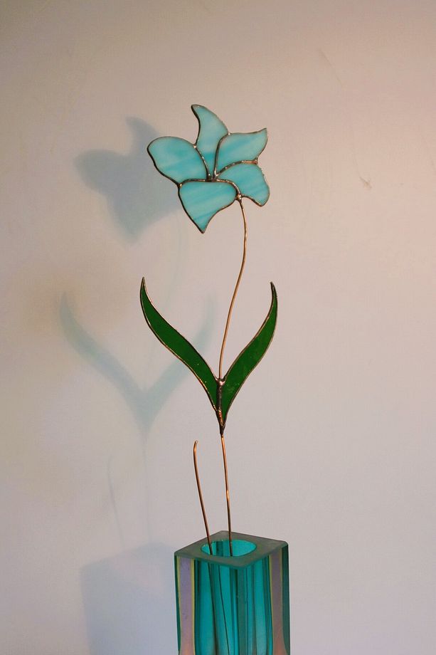 Vitray Çiçek (Lilyum) - 1