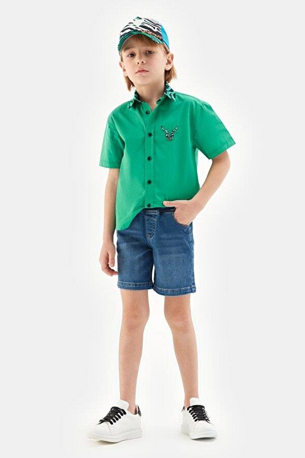 BG Store Erkek Çocuk Lacivert Şort 23SS0NB3130 - 1